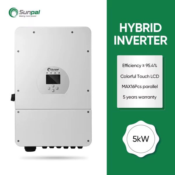 Ensemble Complet de Système Photovoltaïque 5kW / 10kW – Système d'Alimentation Solaire Hybride Hors Réseau, Kit Panneau Solaire Complet pour Toit de Maison – Image 3