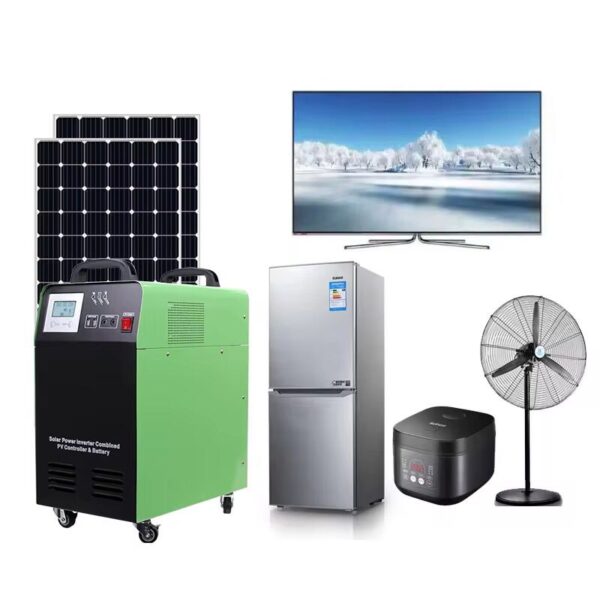Système Énergie Solaire Hybride 10kW Hors Réseau – Ensemble Complet avec Installation au Sol et Montage Inclinable, 3kW pour la Maison, Système Solaire sur Réseau