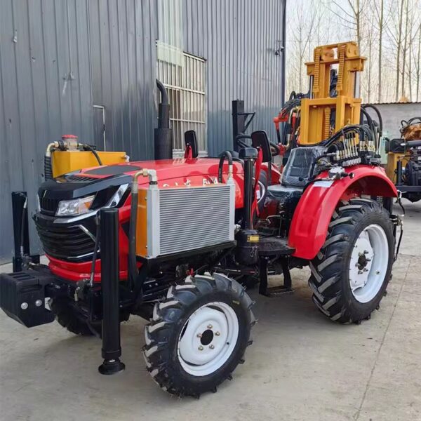 Machine de Forage de Puits d'Irrigation Agricole 4 Roues Motrices 50HP – Forage de Puits d'Eau Souterraine Montée sur Tracteur – Image 3