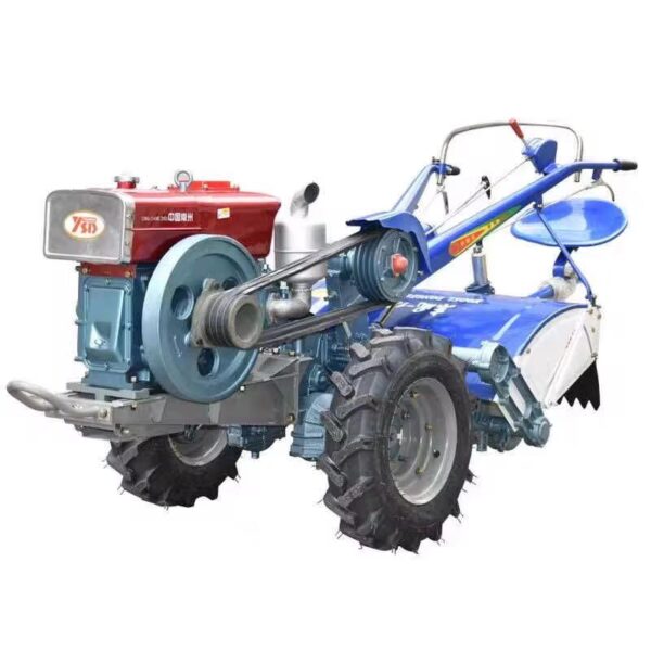 HHD WSFT101-12 Cultivateur Tracteur à Pied – Tracteur à Main avec Chargeur pour l'Agriculture