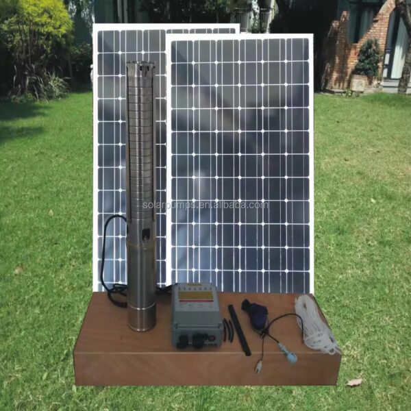 Pompe de Puits Solaire 3" – 96V, 750W, Submersible pour Irrigation – Image 3