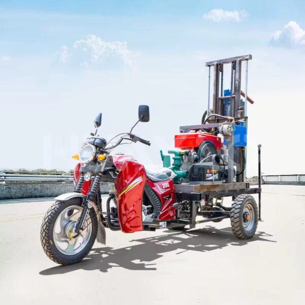 Machine de Forage de Puits d’Eau – 180m/200m avec Pompe Hydraulique et Tricycle – Image 2