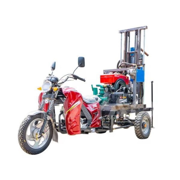 Machine de Forage de Puits d’Eau – 180m/200m avec Pompe Hydraulique et Tricycle – Image 3